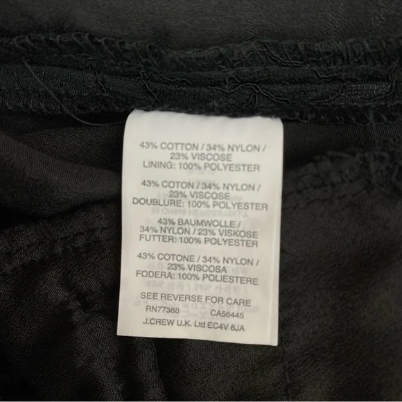 J Crew Peyton Black Lace Pants - Picture 9 of 10